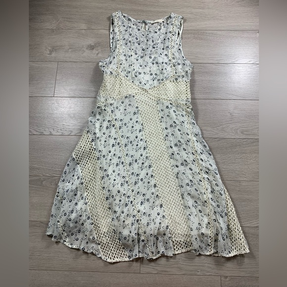 Anthropologie Floreat Windswept Lace Ditsy Floral Dress Prairie GrannyCore - Picture 4 of 15